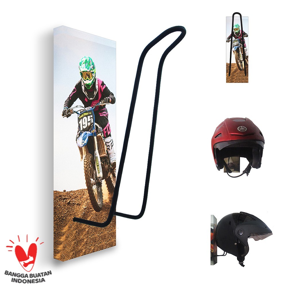 GANTUNGAN HELM - TEMPAT HELM - RAK HELM MOTOR CROSS 109