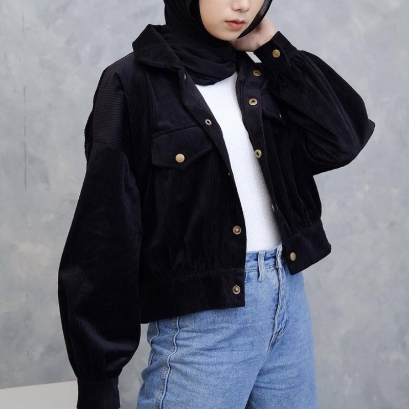 Corduroy Jacket by Edmee Outfit