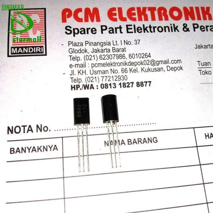 B892 B 892 2Sb892 2Sb Tr Transistor Pcmelebik54 Murah