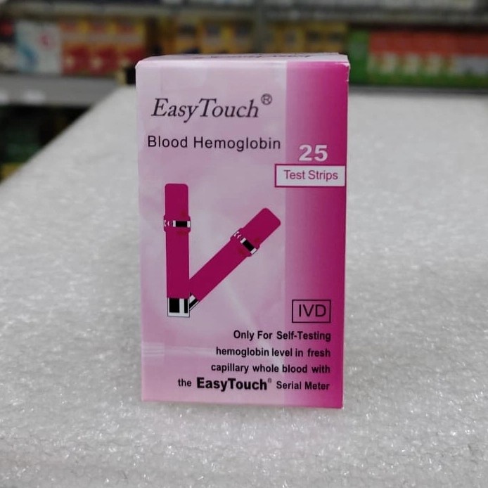 Strip Easy Touch Hemoglobin / Stik ET HB isi 25bh