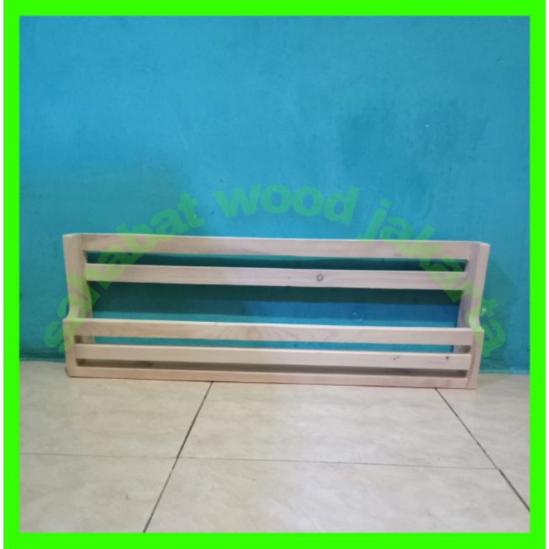 Rak sepatu dinding Rak sendal dinding Rak kayu dinding Rak serbaguna Rak dinding Rak jati belanda