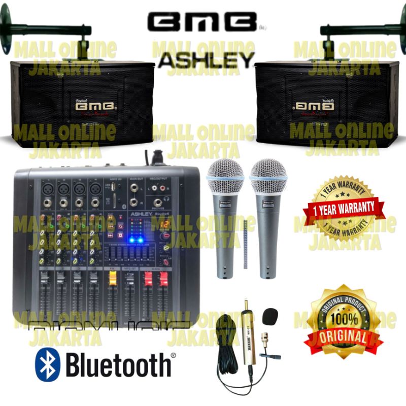 Paket sound system masjid bmb 10 inch speaker indoor  original