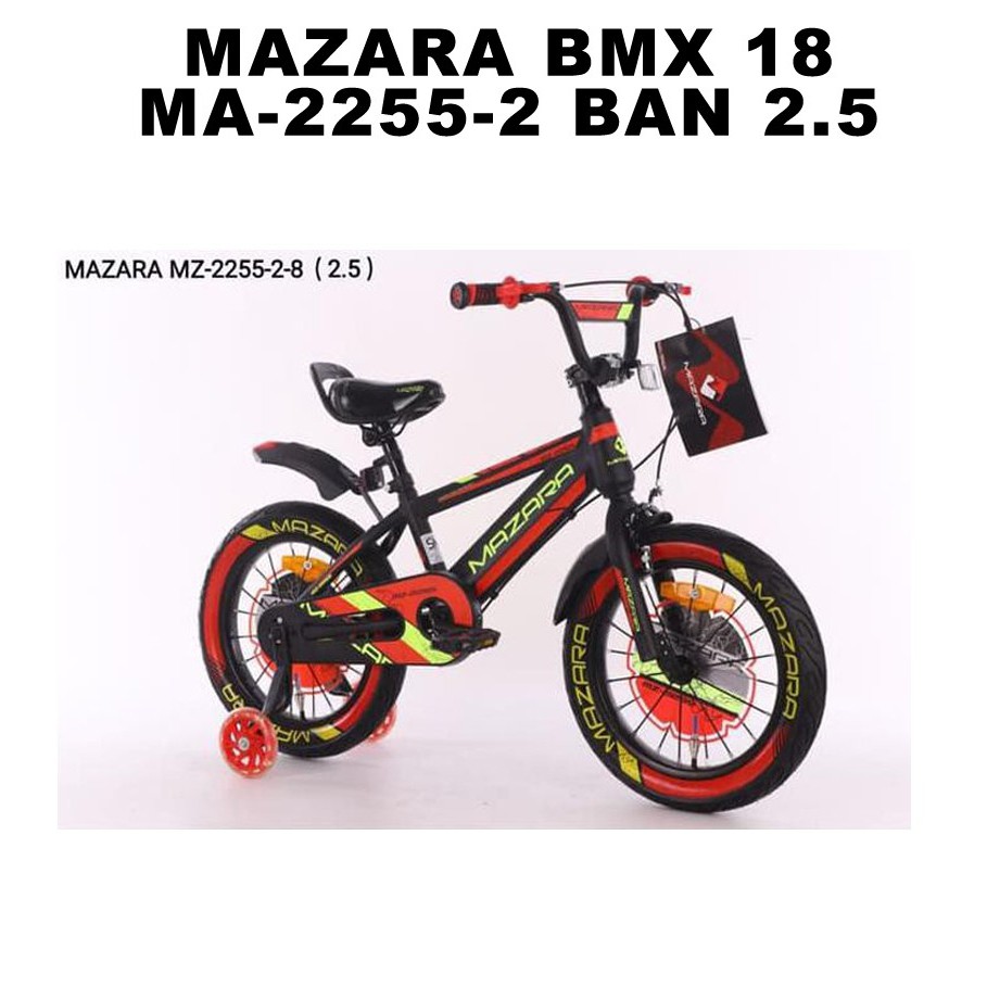 sepeda bmx 18 Inch mazara 2255-2 ban 2.5