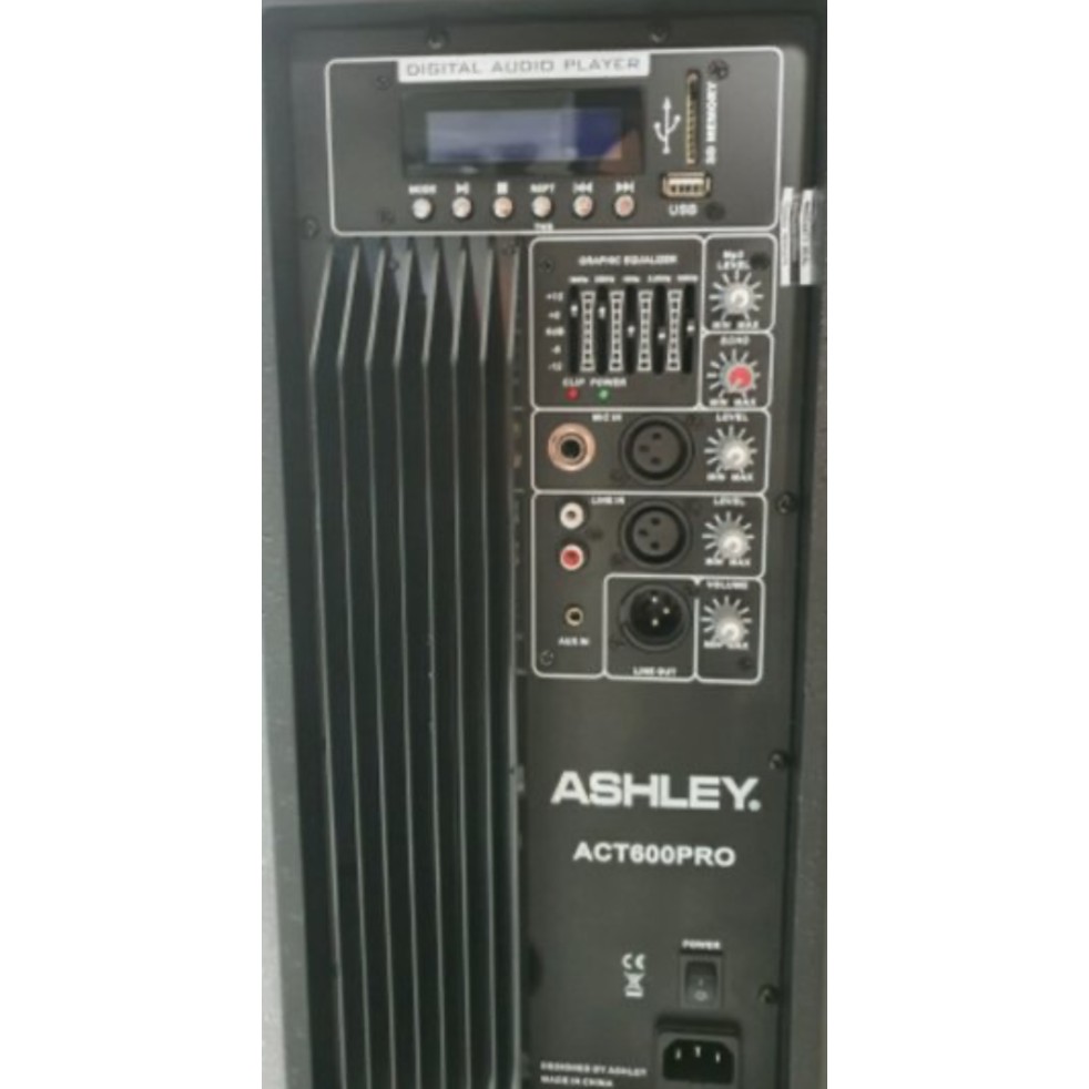 Speaker Aktif 15 inch Ashley ACT600 new model ACT 600 Pro / ACT600 PRO