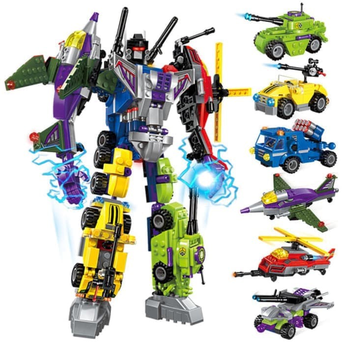 ROBOT... LEGO BRICK BLOCK Brick Enlighten Destroyer Robot 1404 n79