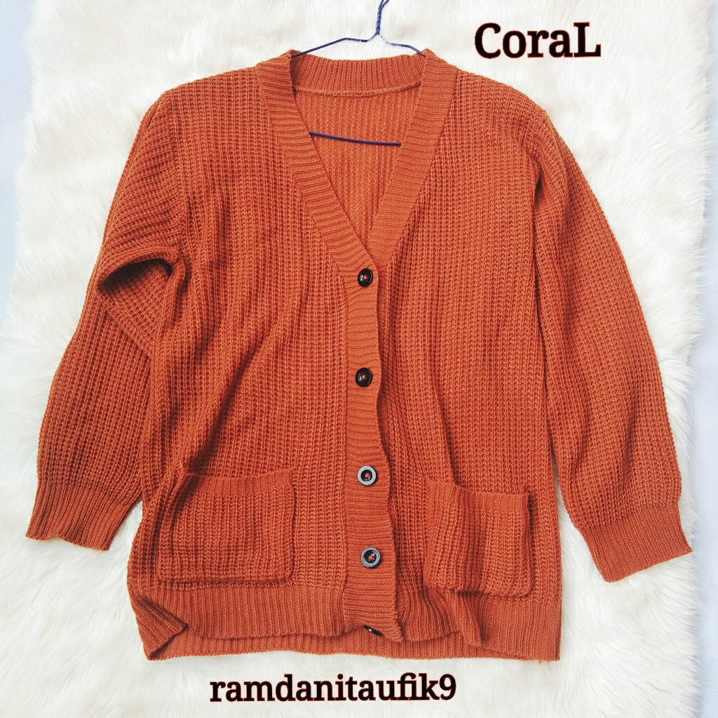 Cardi Rajut oversize - Nakara Cardigan Rajut Premium  - Cardi Rajut oversize - kardigan crop 7 gate.-3