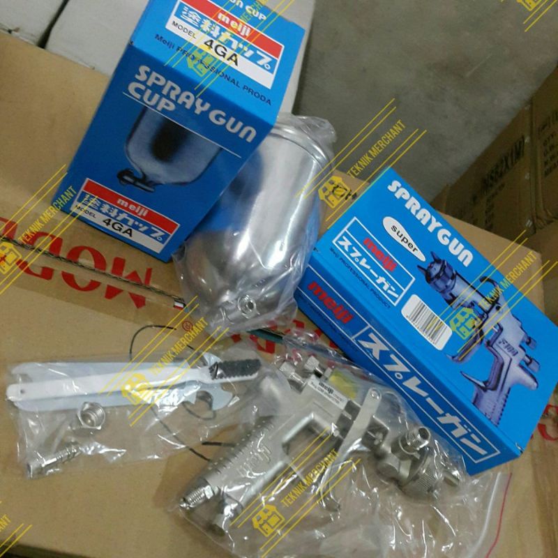 spray gun meji f100 tabung atas spraygun f75