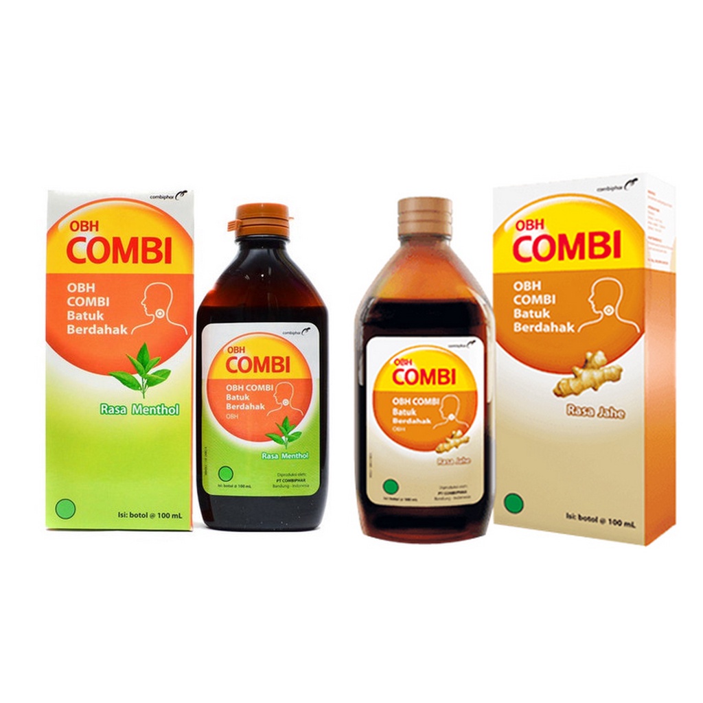 OBH Combi Batuk Berdahak 100 ML Rasa Menthol Dan Jahe  Sirup