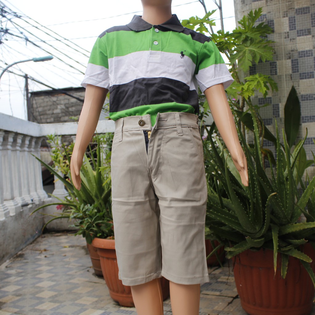 celana pendek rip/celana chino pendek anak size 24-26