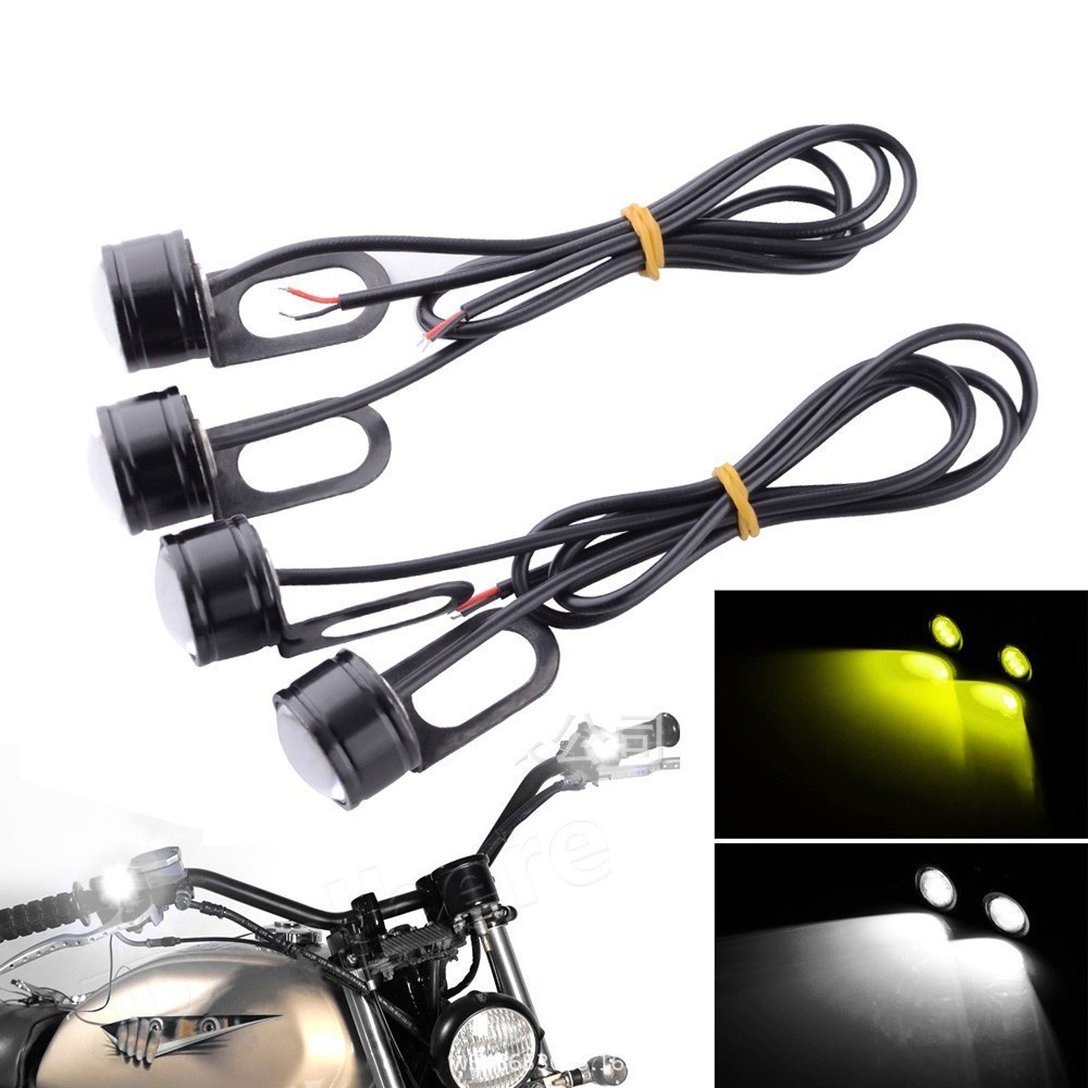 2pcs / Pasang Lampu Led Eagle Eye 12v Untuk Rem Motor