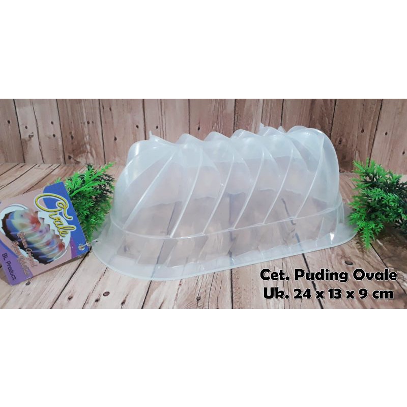 Cetakan puding Ovale
