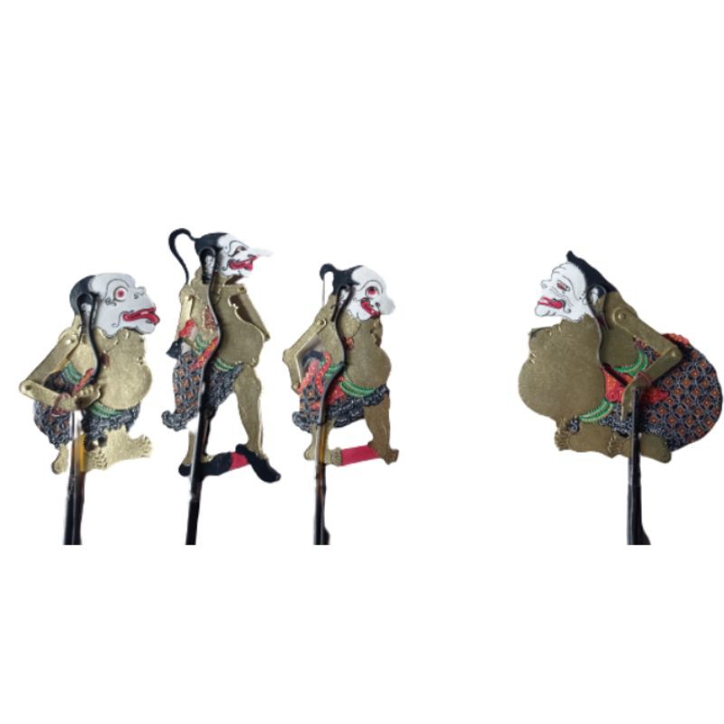 (BISA COD) WAYANG KULIT PUNAKAWAN MINI CAPERAN SUPER HALUS ISI 4 PCS SEMAR GARENG PETRUK DAN BAGONG