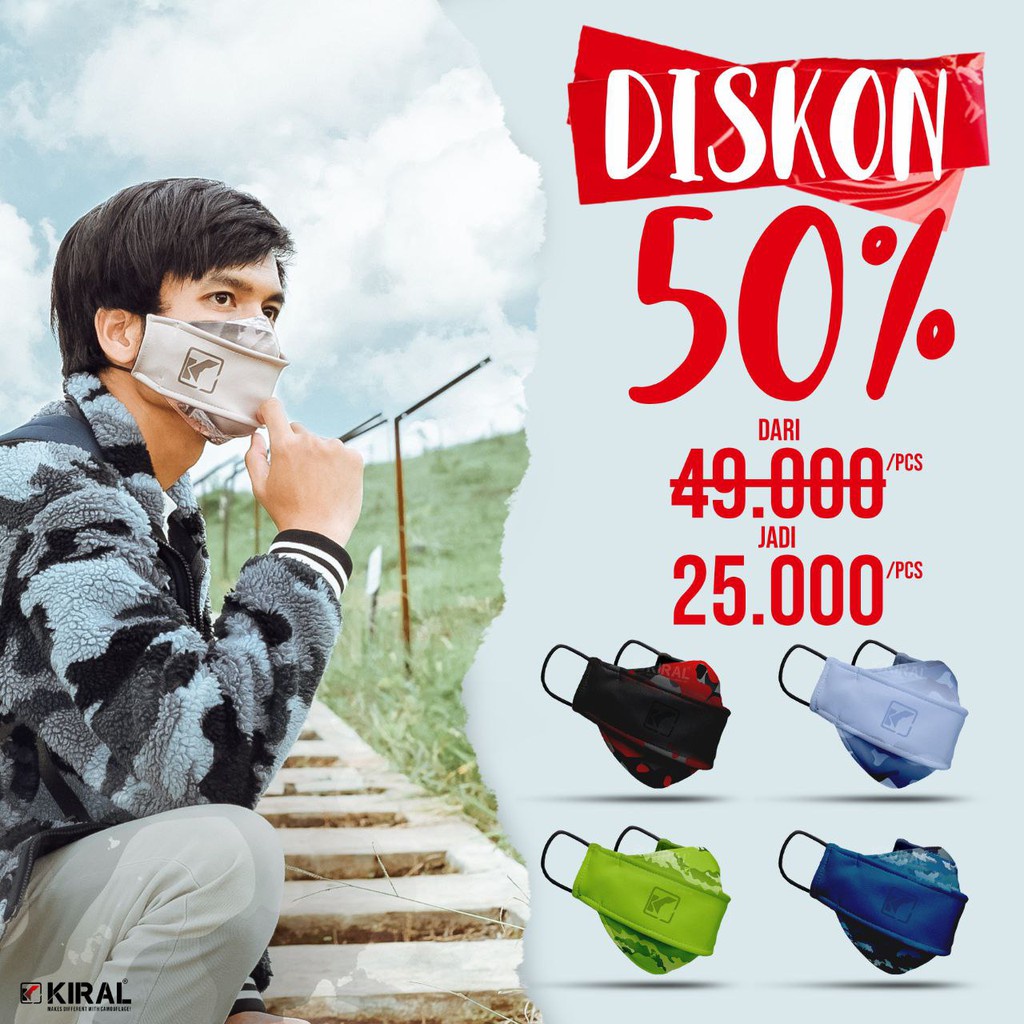 [[BAYAR DI TEMPAT]] KIRAL MASKER , MASKER NON MEDIS , MASKER DISTRO , MASKER KAIN, MASKER MOTIF