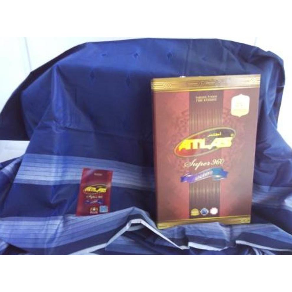 Hot Sale Sarung Atlas Super 960 Dobby Warna Biru