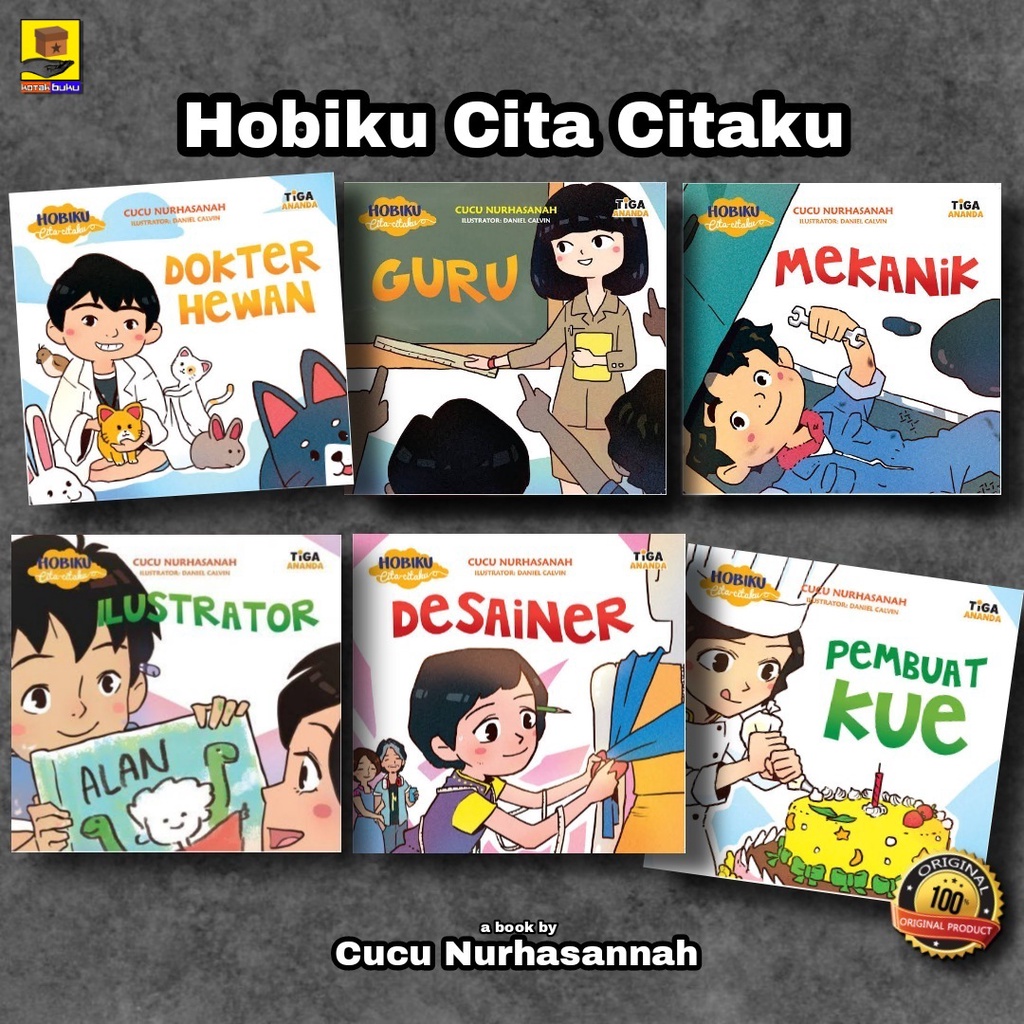Buku Cerita Anak / Hobiku Cita Citaku / Buku Anak / Buku Anak TK PAUD / Cerita Bergambar
