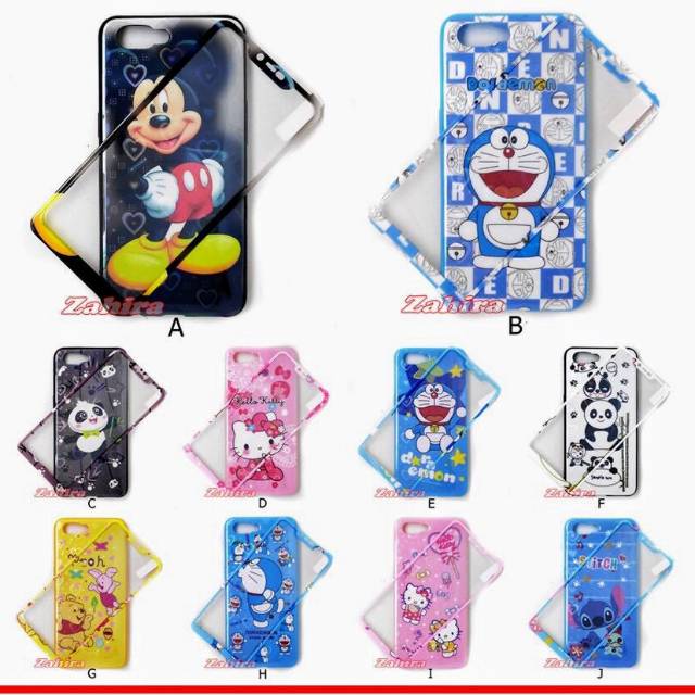 silikon hp  oppo A3s case karakter gambar cewe shofkes