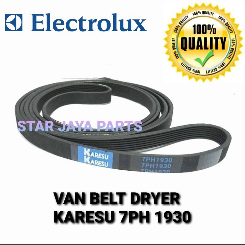 V belt Fan Bel Panbel Karet 7PH 1930 Mesin Pengering Electrolux