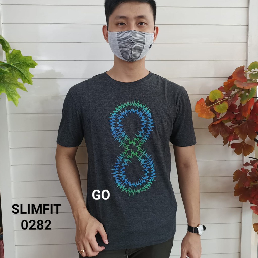 gof MAXMILLIAN KAOS C (Slimfit) Pakaian Pria Atasan Kaos Oblong Original Lengan Pendek