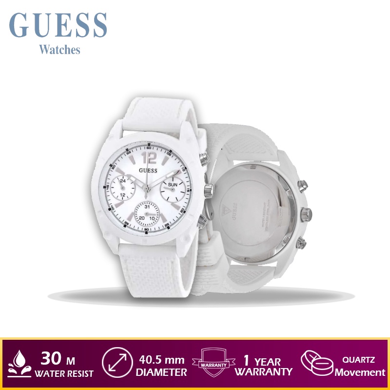 Jam Tangan Wanita GUESS W1296L1 - Putih Original