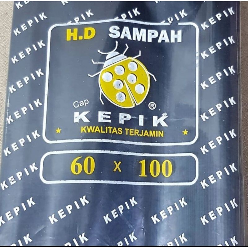 PLASTIK HD SAMPAH HITAM HARGA PER LEMBAR