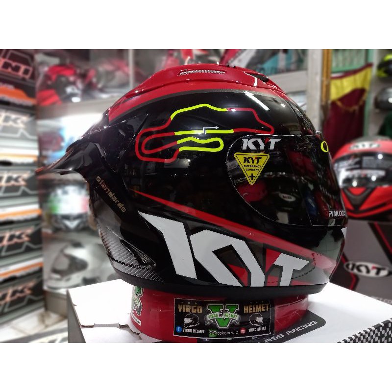 kyt rc7 spain Black paket ganteng termurah