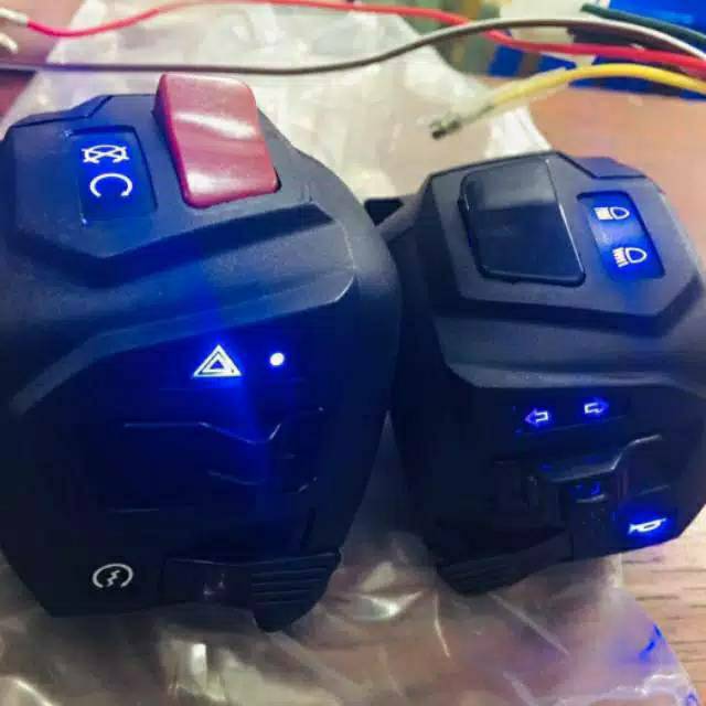 Saklar Pulsar Lampu Led Variasi Nmax Aerox Lexi Pcx Adv Ninja Vixion Megapro Cbr Universal