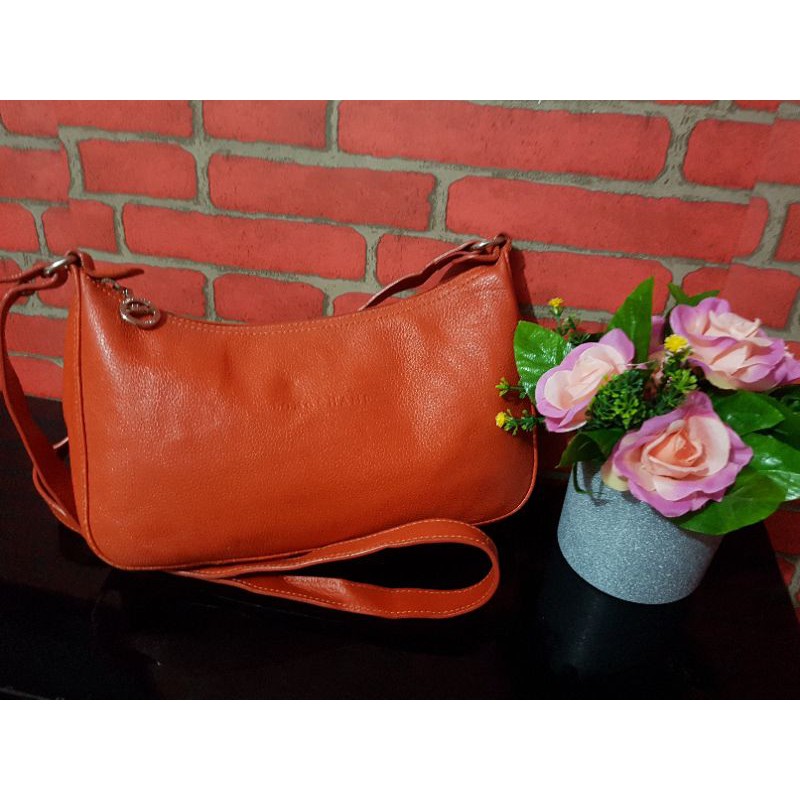 Preloved Tas Sling Orange Kode COOCE