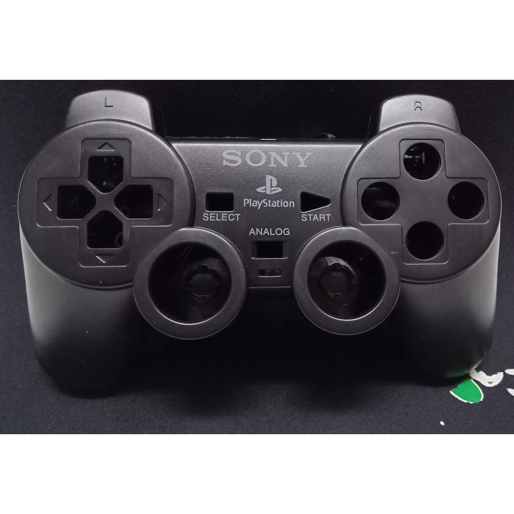Casing Stik PS2 OP HItam / Casing PS2 Ori Pabrik HItam