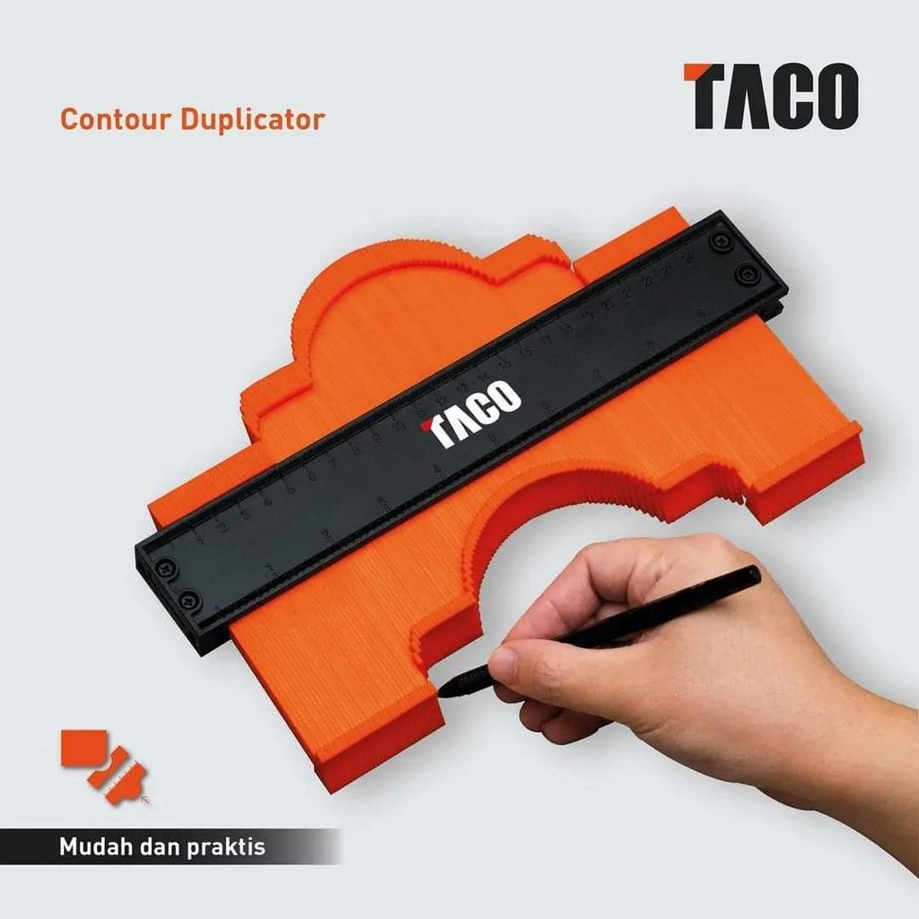 25 CM TACO CONTOUR DUPLICATOR - ALAT CETAK PROFIL DUPLIKAT TOOL UKUR