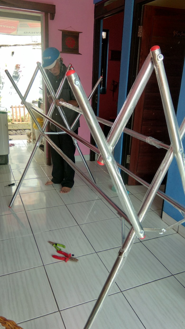 Jemuran Baju Stainles Kualitas 100% Stainles