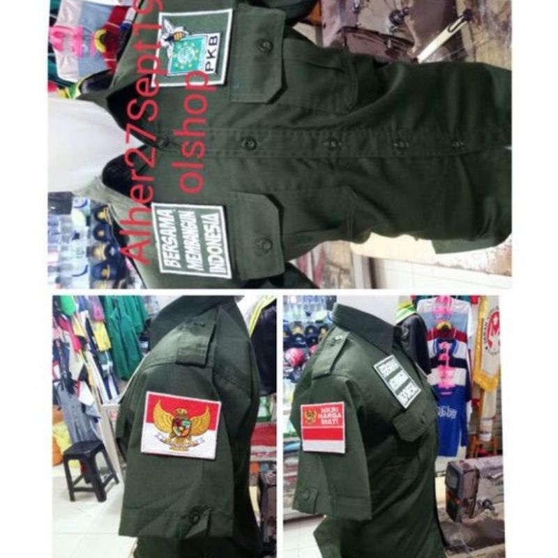 Kemeja partai PKB baju partai PKB seragam partai PKB kemeja PKB baju PKB seragam PKB kemeja partai k