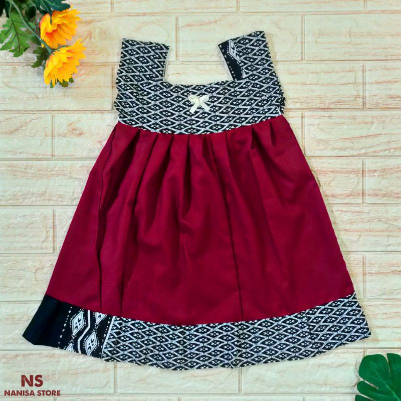DASTER PERCA anak bahan rayon adem batik lucu
