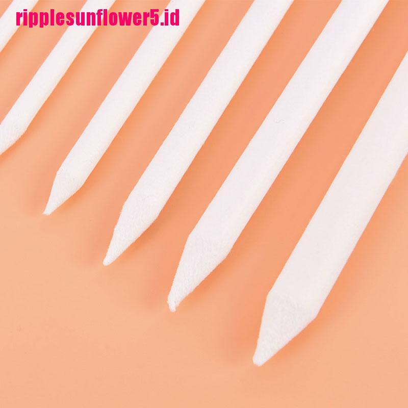 6pcs / set Stik Tortillon Arang Putih Untuk Blending Smudge Gambar