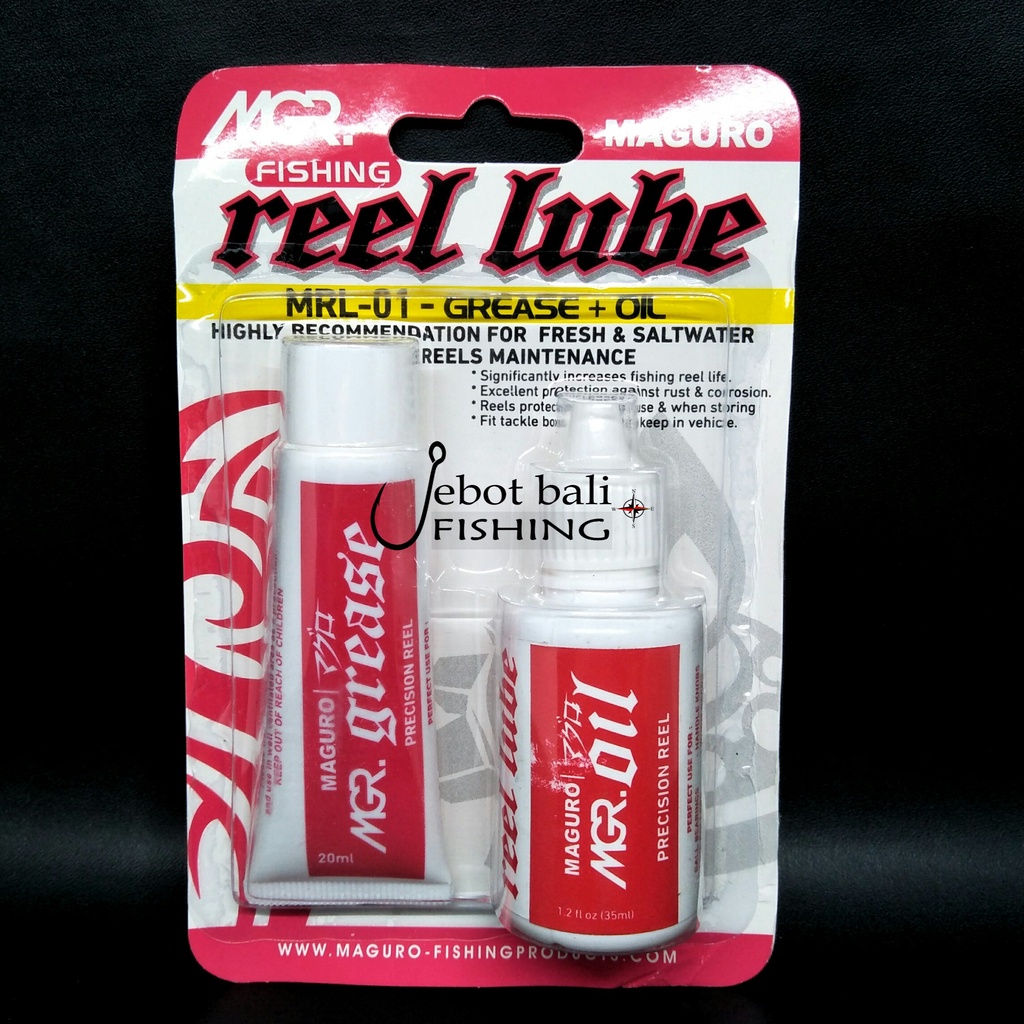 Maguro Reel Lube - Grease & Oil Untuk Maintenance Reel Pancing - Gemuk Reel Pancingan - Pelumas Reel