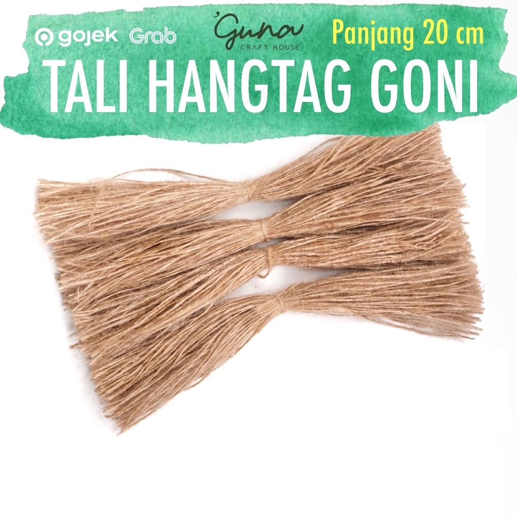 

Tali Hangtag Label Bahan Goni - Gantungan Harga Baju - Tali Harga Pakaian - Perlengkapan Distro