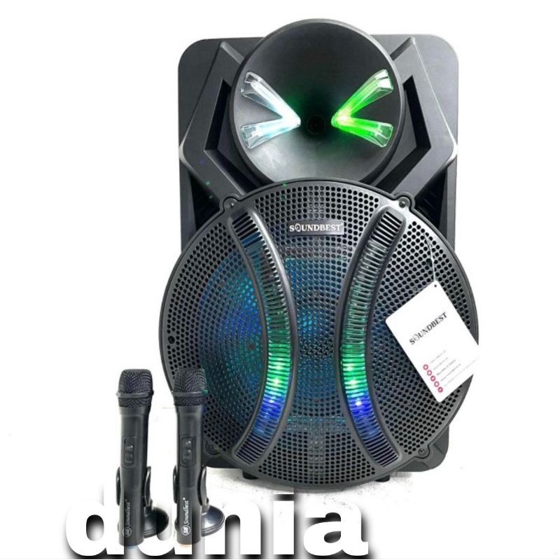 Speaker Portable Wireless Soundbest FT 18 Evolution Original 18 inch Bluetooth
