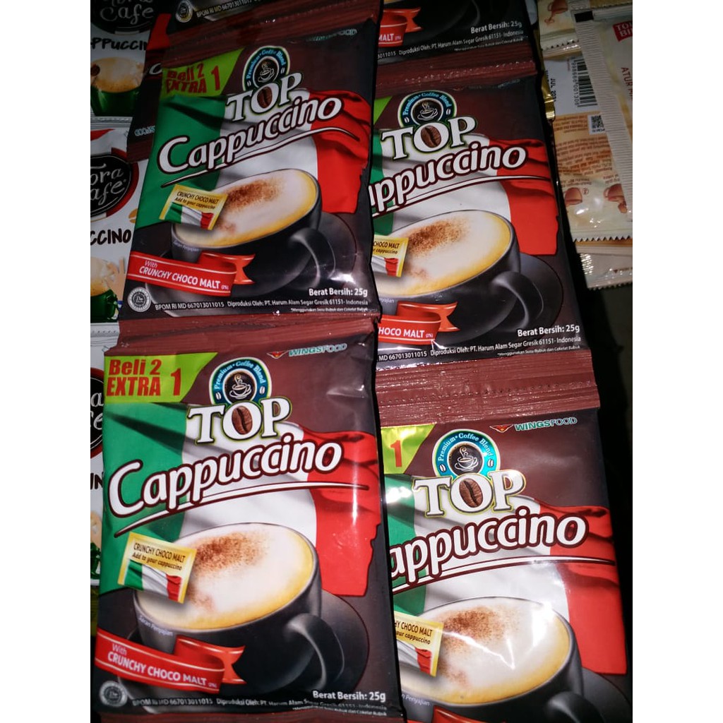 

TOP Coffee cappuccino renceng
