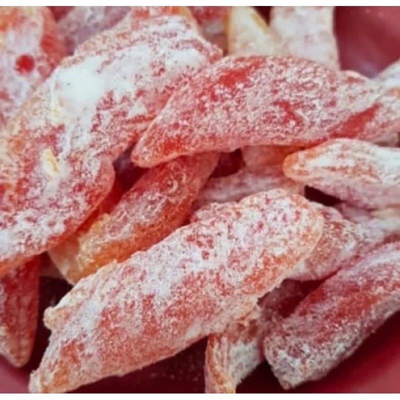 

Manisan pepaya kering 250 gr