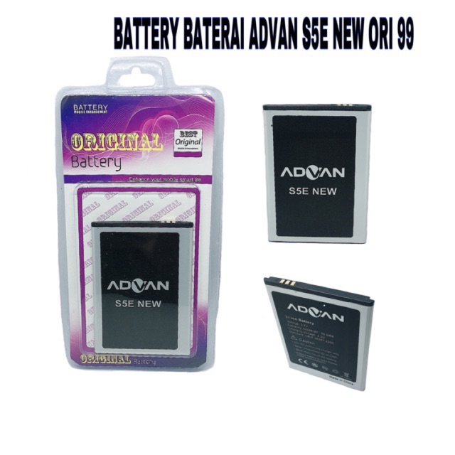 BATTERY ADVAN S5E NEW ORIGINAL 99%