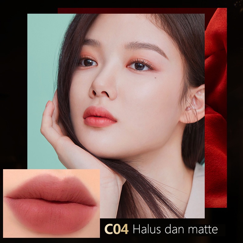 【COD】ALNECE 6 Warna Matte  Lipstik Cream Velvet-Mist Matte Lip Clay  Kosmetik Bibir