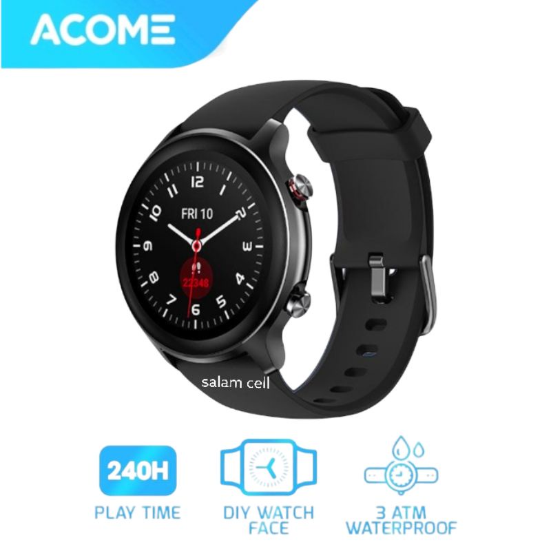 Smart Watch Tahan Air Bluetooth Blood Oxygen Monitoring Garansi ACOME SPORT C1