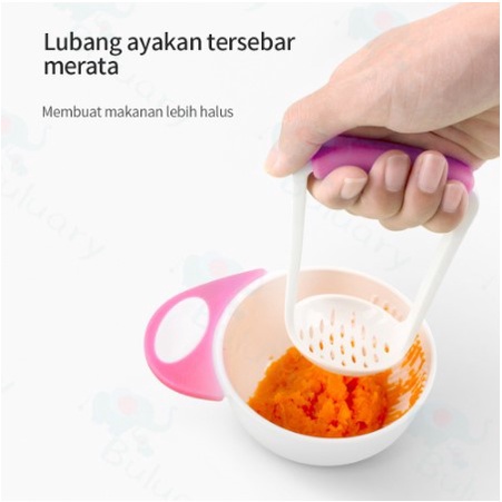 Food Masher Grinder Bowl| Mangkok Penghalus Pelumat Pembuat Makanan MPASI | Baby Food Maker