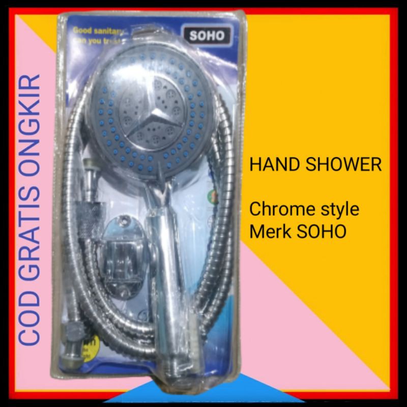 SHOWER KAMAR  HAND SHOWER MANDI SET PERALATAN KAMAR MANDI KEPALA PAKET SHOWER MANDI