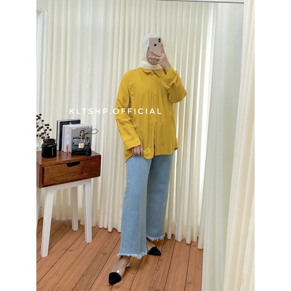 KEMEJA RAYON POLOS