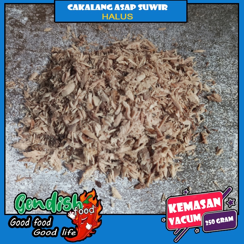 

cakalang asap suwir halus / cakalang suwir halus / cakalang fufu