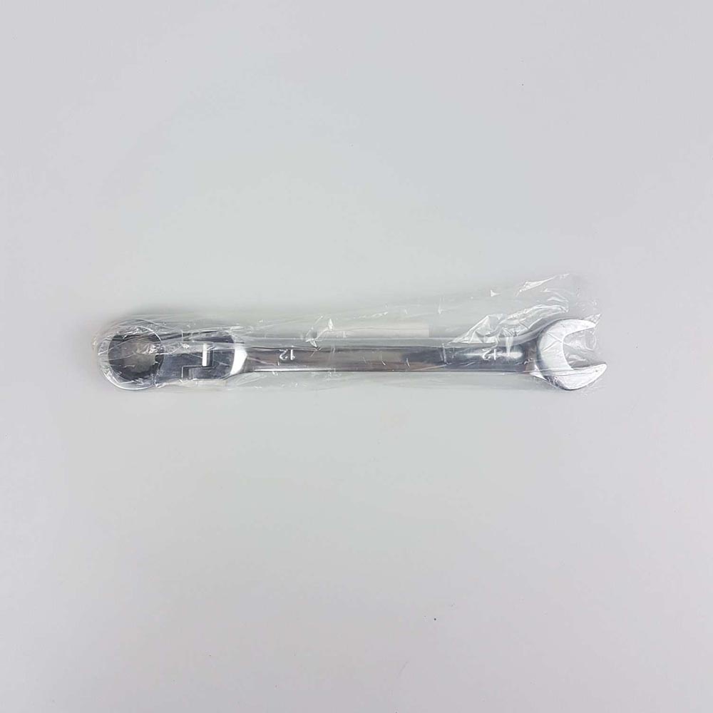 Kunci Pas Dual Head Combination Ratchet Wrench Flexible Head - CL6-24 - Silver