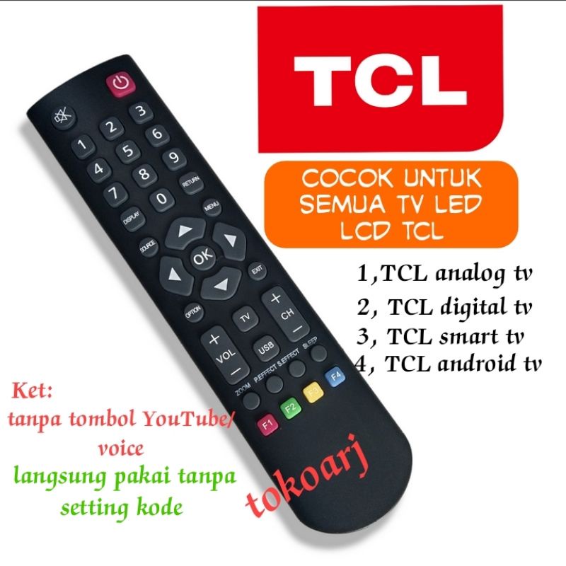 remot tv led lcd TCL analog digital tv