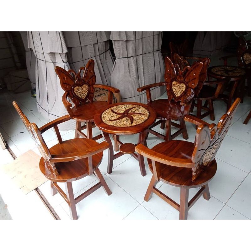 kursi teras jati kupu kupu kursi 4