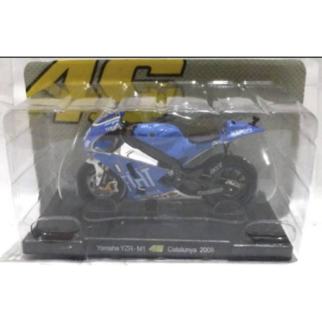 Leo Model 1/18 Valentino Rossi #46 - Yamaha YZR-M1 Catalunya 2008