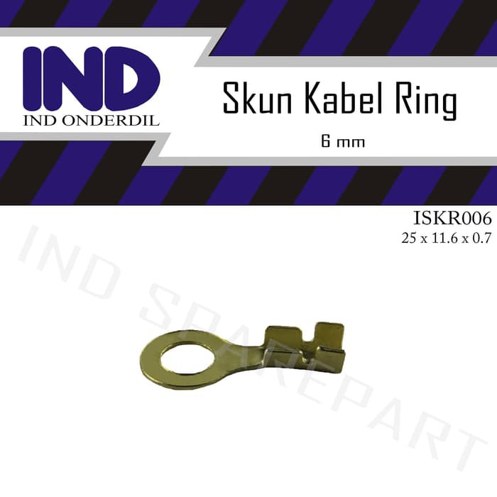 Promo Skun-Sekun-Terminal Kabel Kuningan Ring-Bulat-Bulet Lubang Besar 6 mm Diskon